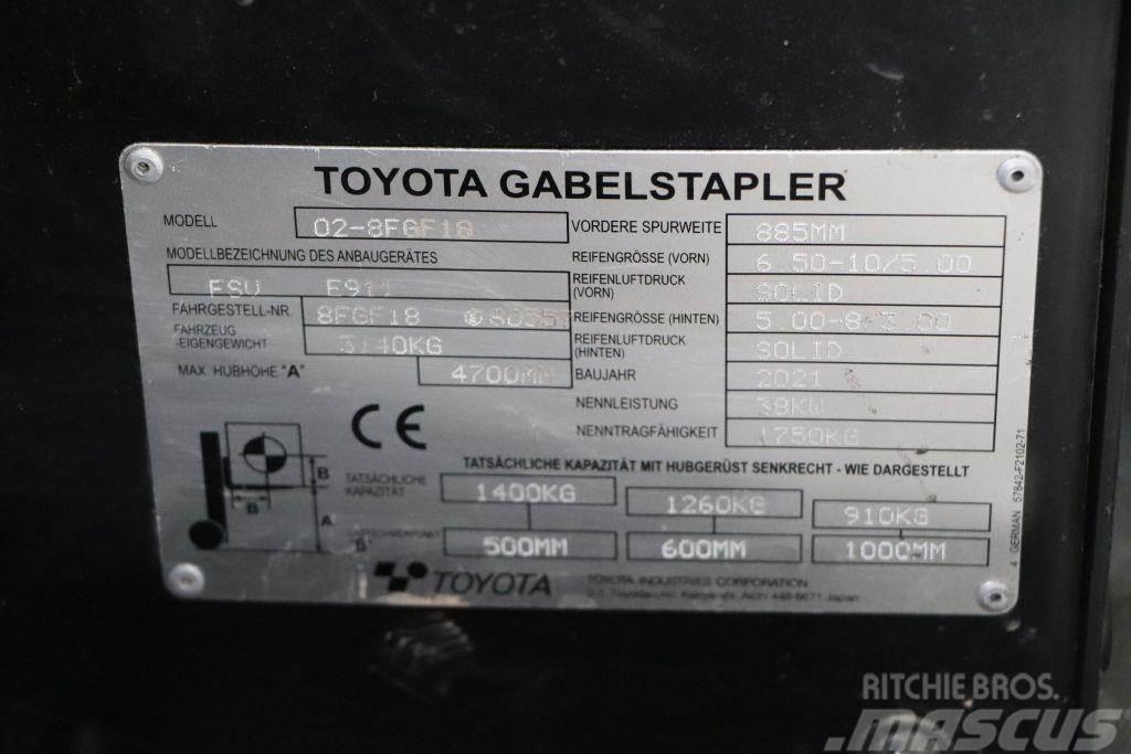 Toyota 02-8FGF18 LPG tehnika