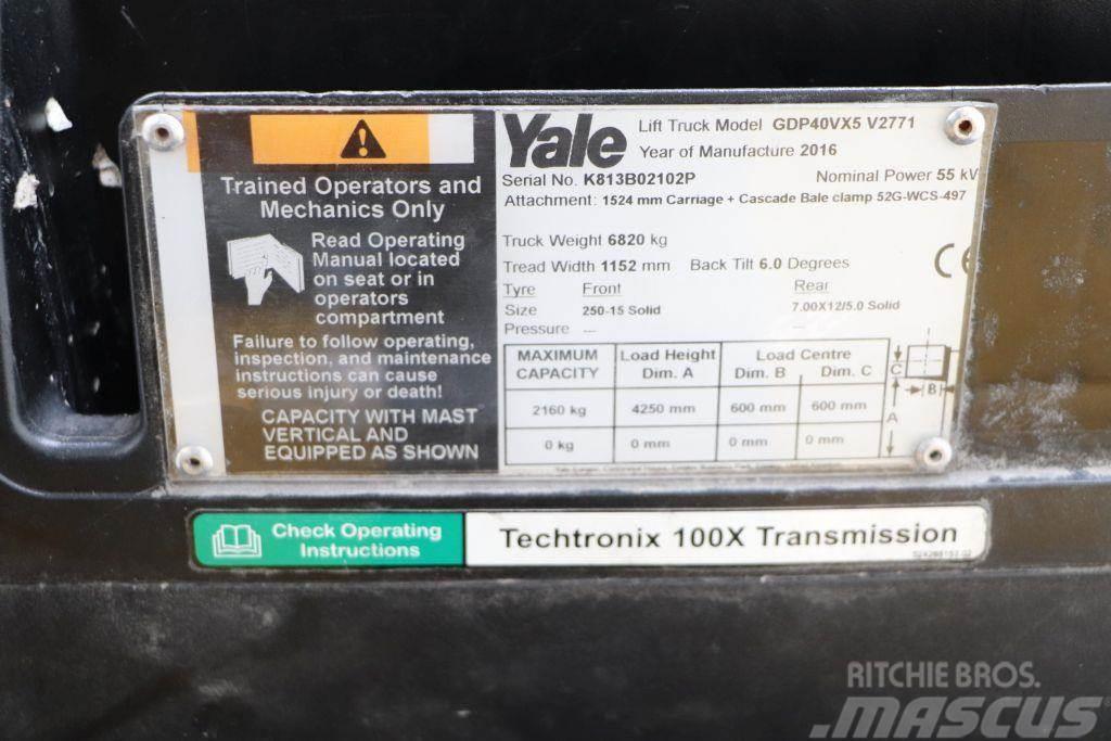 Yale GDP40VX5 Tehnika ar dīzeļa dzinēju