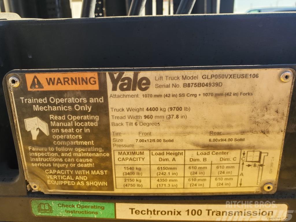 Yale GLP050VX Autokrāvēji - citi