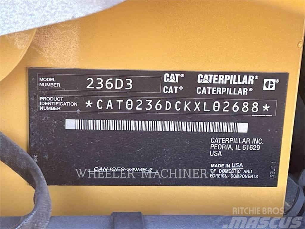 CAT 236D3 C3H2 Lietoti riteņu kompaktiekrāvēji