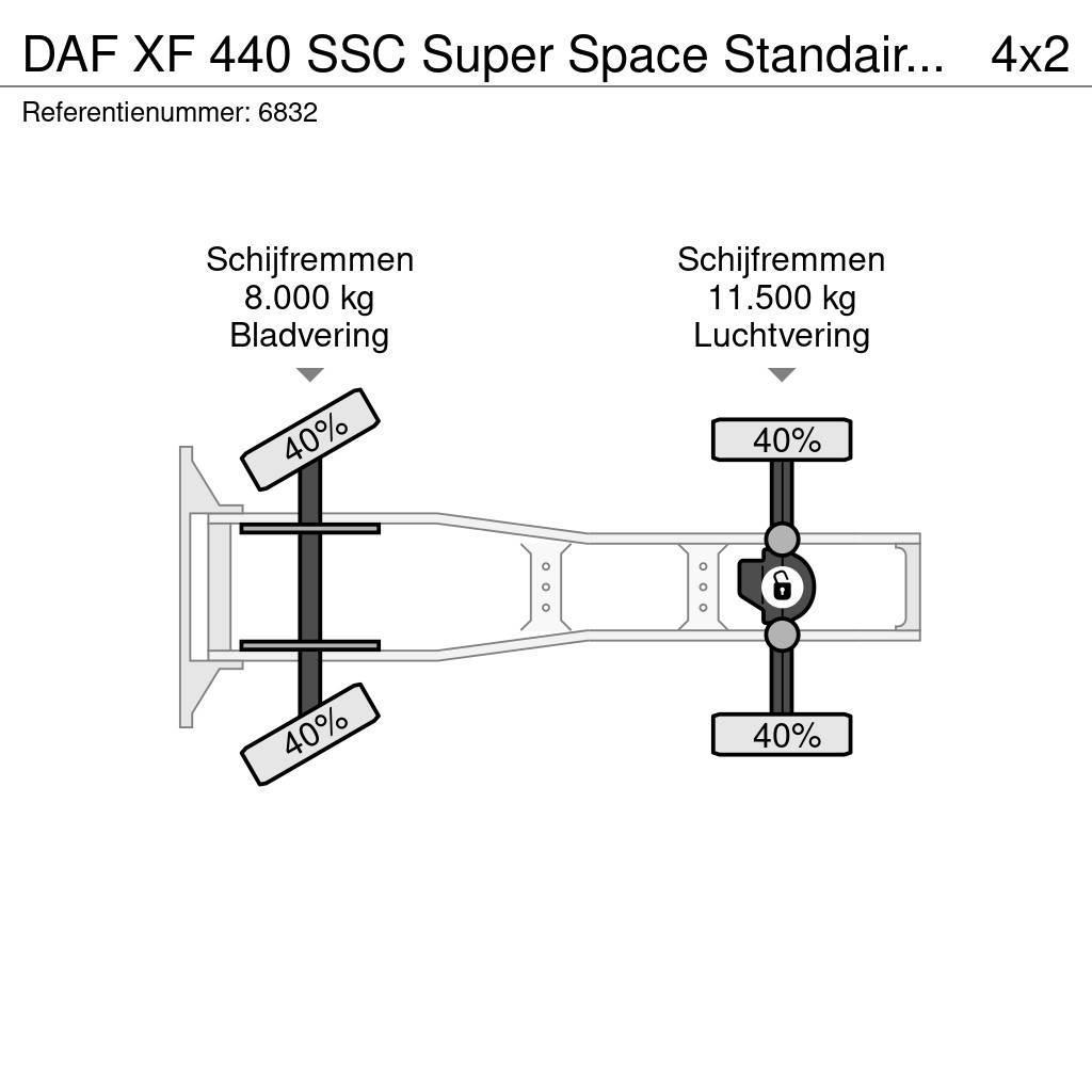 DAF XF 440 SSC Super Space Standairco Alcoa NL Truck Vilcēji