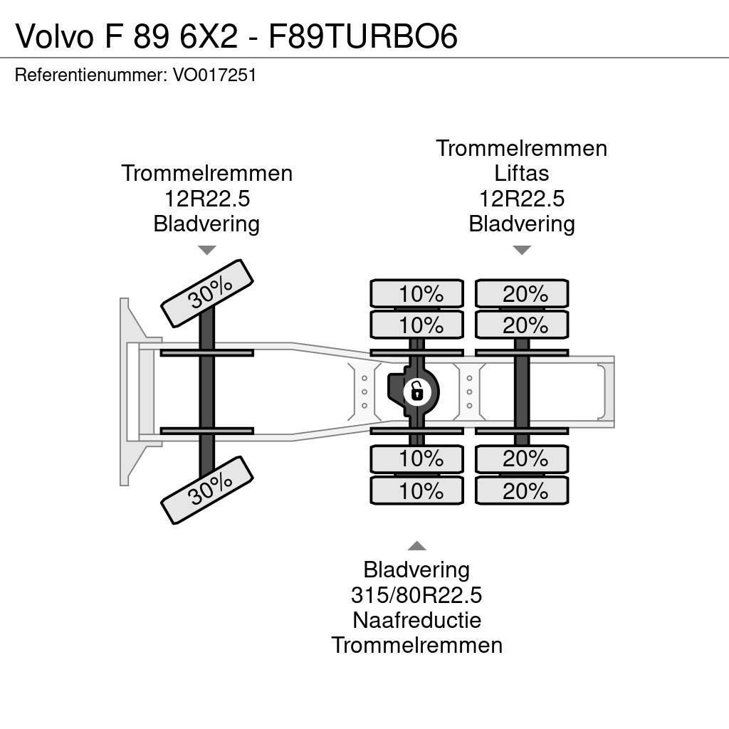 Volvo F 89 6X2 - F89TURBO6 Vilcēji