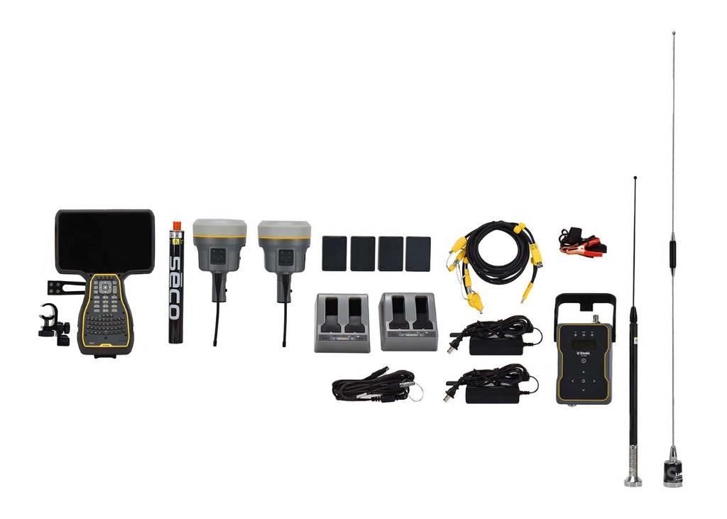 Trimble Dual R10 M2 Base/Rover GPS Kit, TSC7 Access, TDL45 Citas sastāvdaļas
