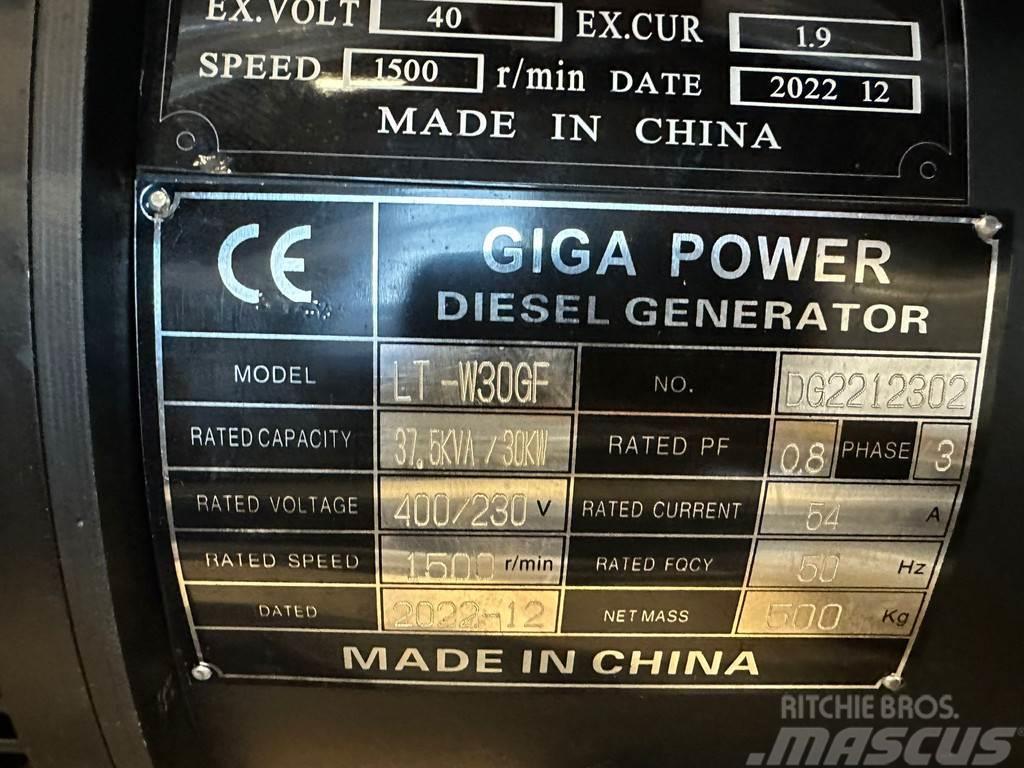  Giga power LT-W30GF 37.5KVA open set Citi ģeneratori