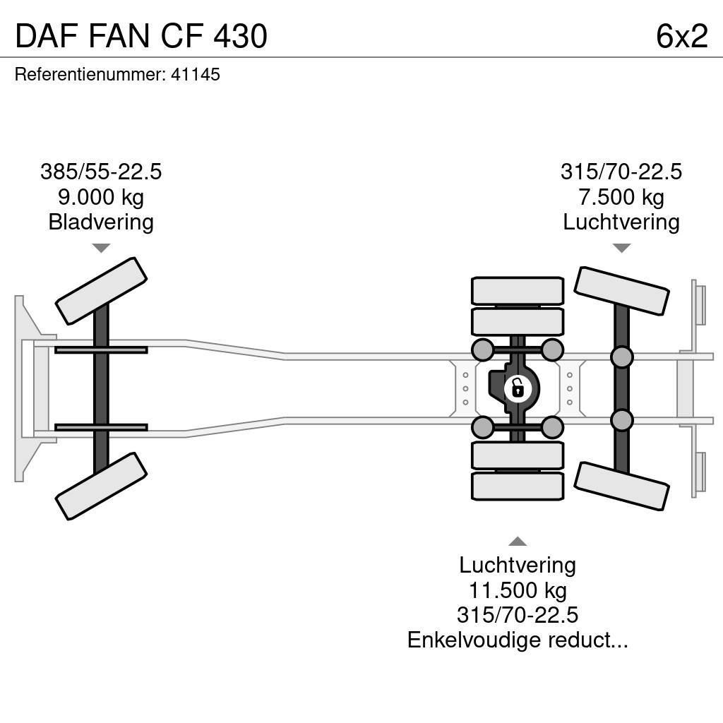 DAF FAN CF 430 Treileri ar āķi