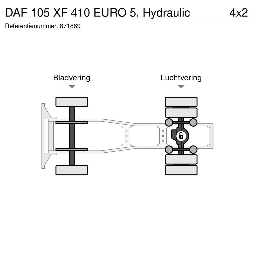 DAF 105 XF 410 EURO 5, Hydraulic Vilcēji