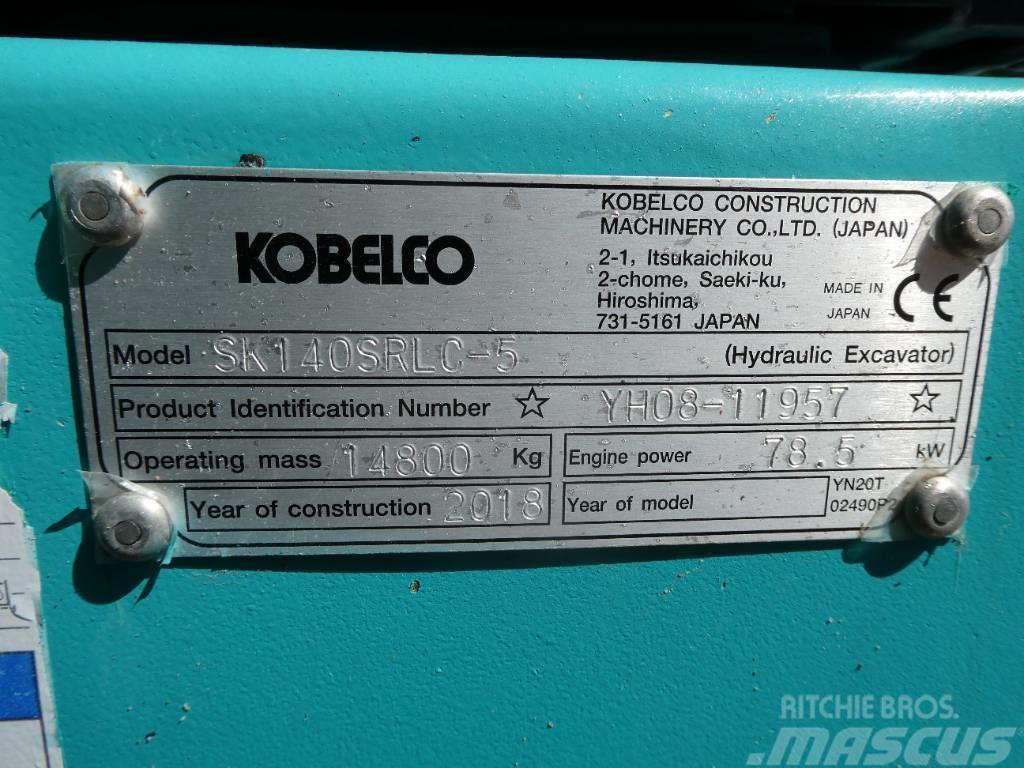Kobelco SK 140 SR LC-5 Kāpurķēžu ekskavatori