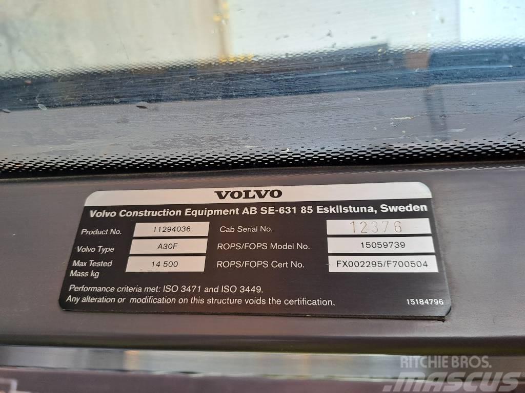 Volvo A30F Artikulētie pašizgāzēji