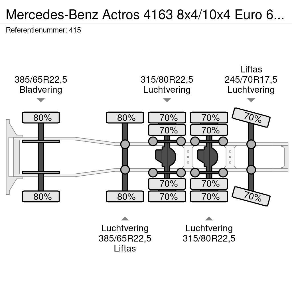 Mercedes-Benz Actros 4163 8x4/10x4 Euro 6 Titan Andockanhanger H Vilcēji