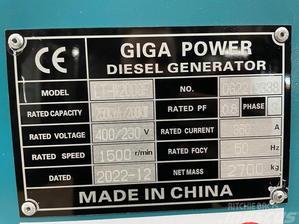  Giga power LT-W200GF 250KVA Silent set Citi ģeneratori