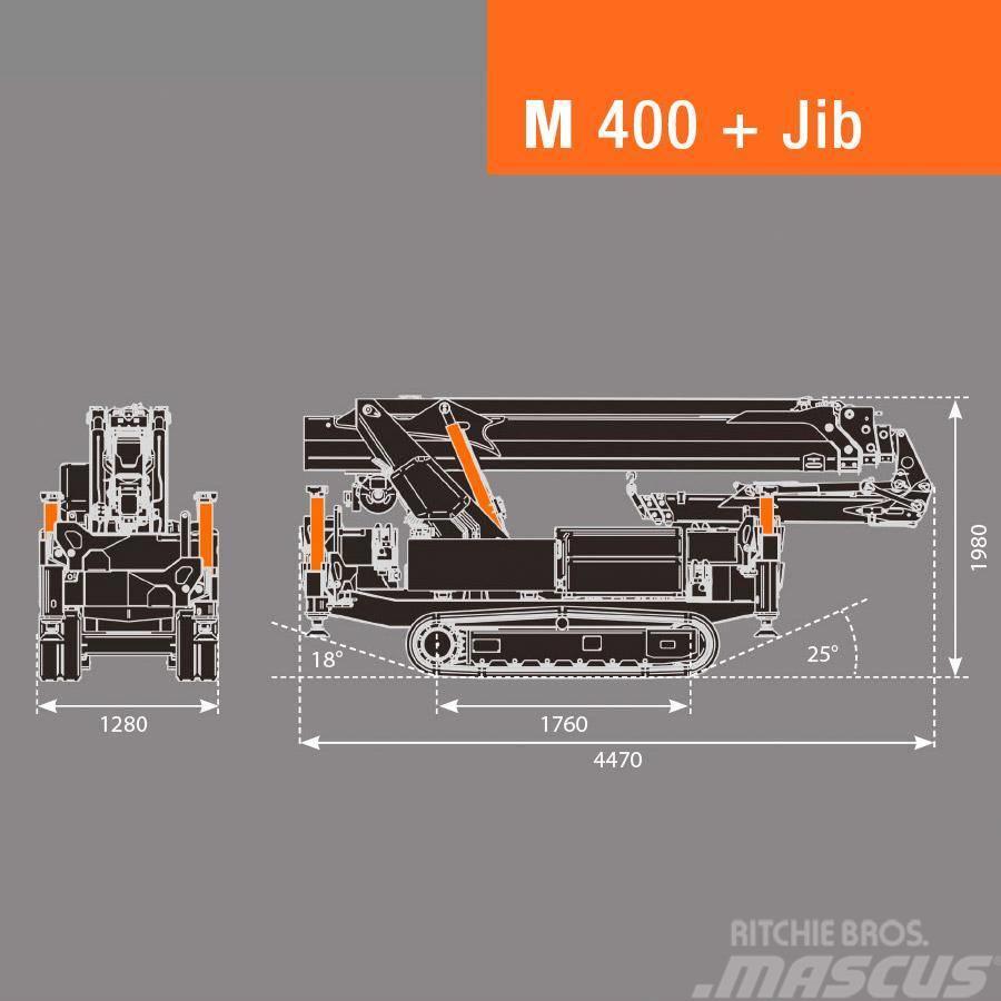 BG Lift M400 Minikraan / Mini-rupskraan / Glaskraan Mini pacēlāji