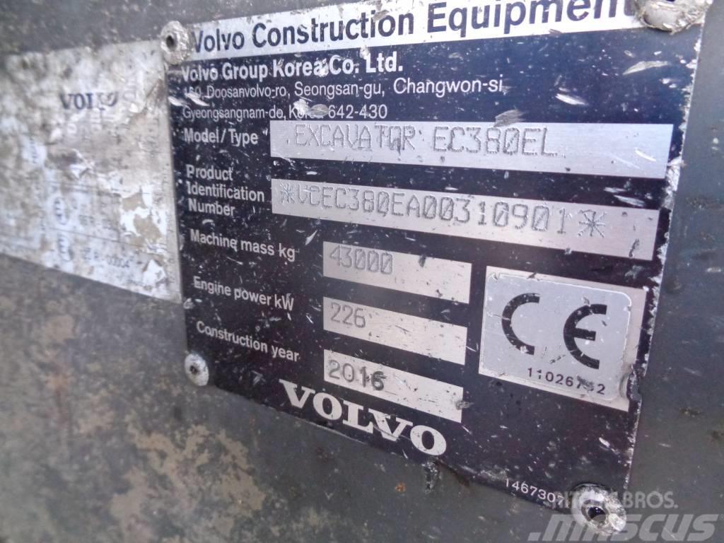 Volvo EC 380 EL Kāpurķēžu ekskavatori