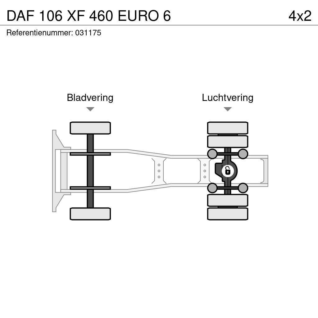 DAF 106 XF 460 EURO 6 Vilcēji