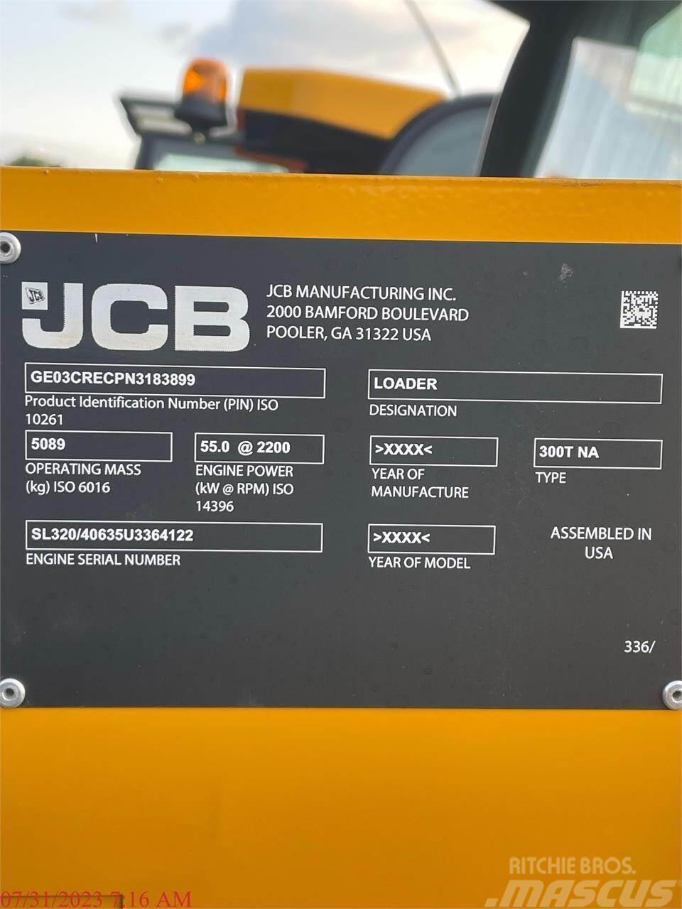 JCB 300T Lietoti riteņu kompaktiekrāvēji