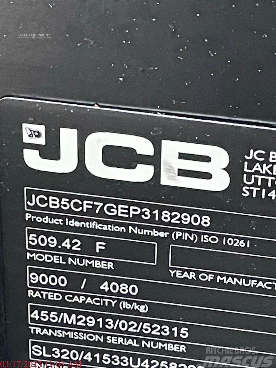 JCB 509-42 Teleskopiskie manipulatori