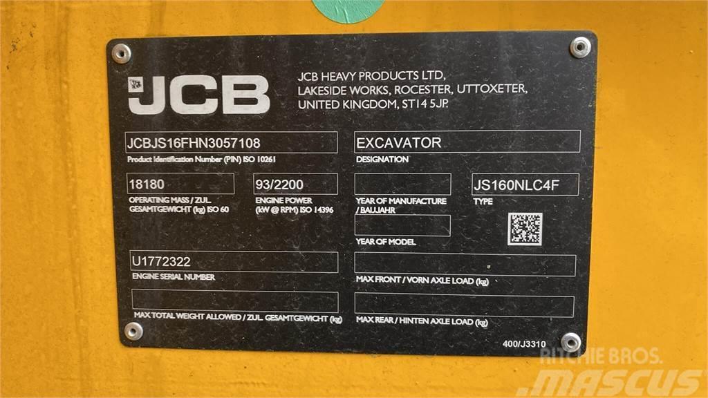 JCB JS160 Kāpurķēžu ekskavatori
