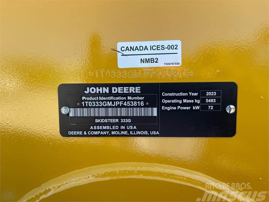 John Deere 333G Lietoti riteņu kompaktiekrāvēji