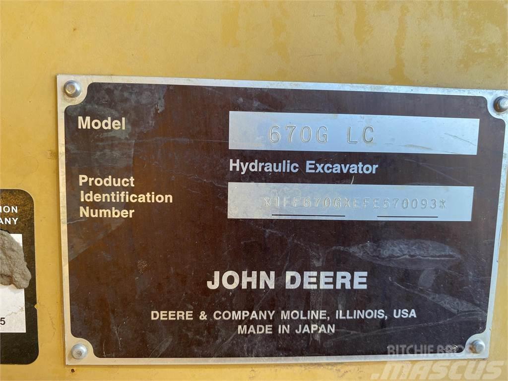 John Deere 670G LC Kāpurķēžu ekskavatori