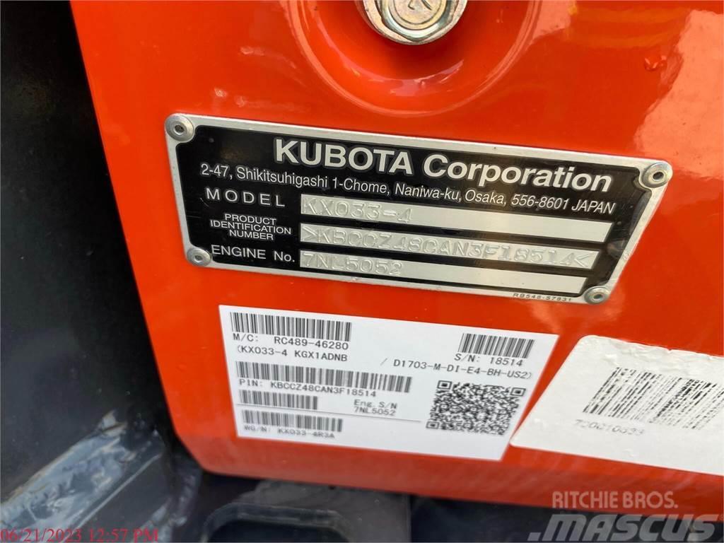 Kubota KX033-4 Mini ekskavatori < 7 t
