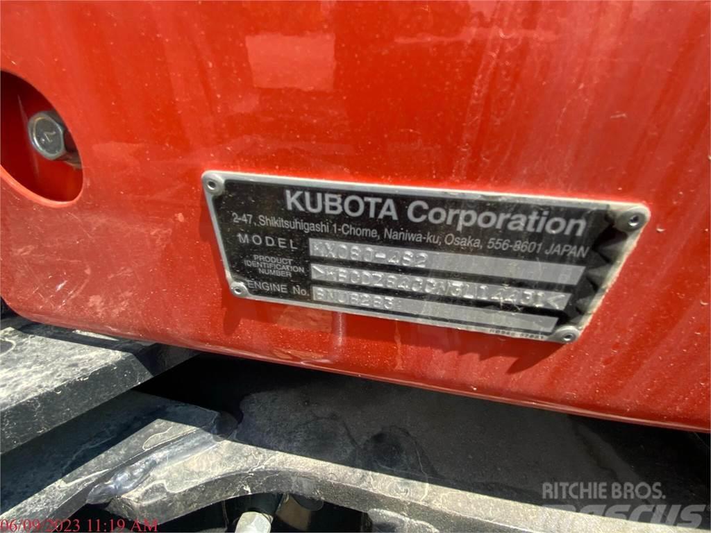 Kubota KX080-4 Kāpurķēžu ekskavatori