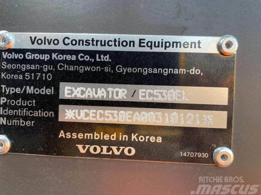 Volvo EC530EL Kāpurķēžu ekskavatori