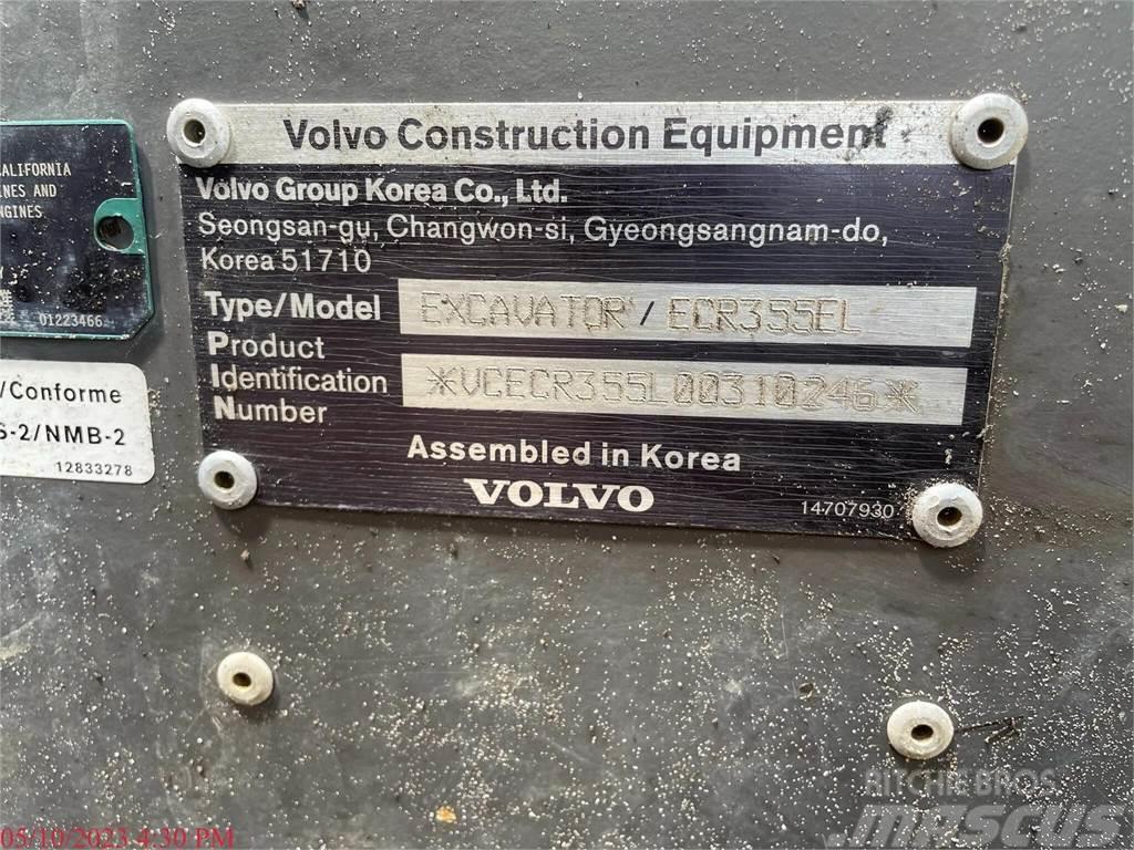 Volvo ECR355EL Kāpurķēžu ekskavatori