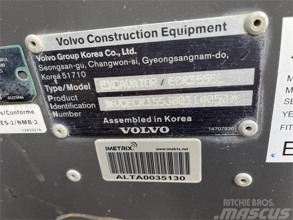 Volvo ECR355EL Kāpurķēžu ekskavatori