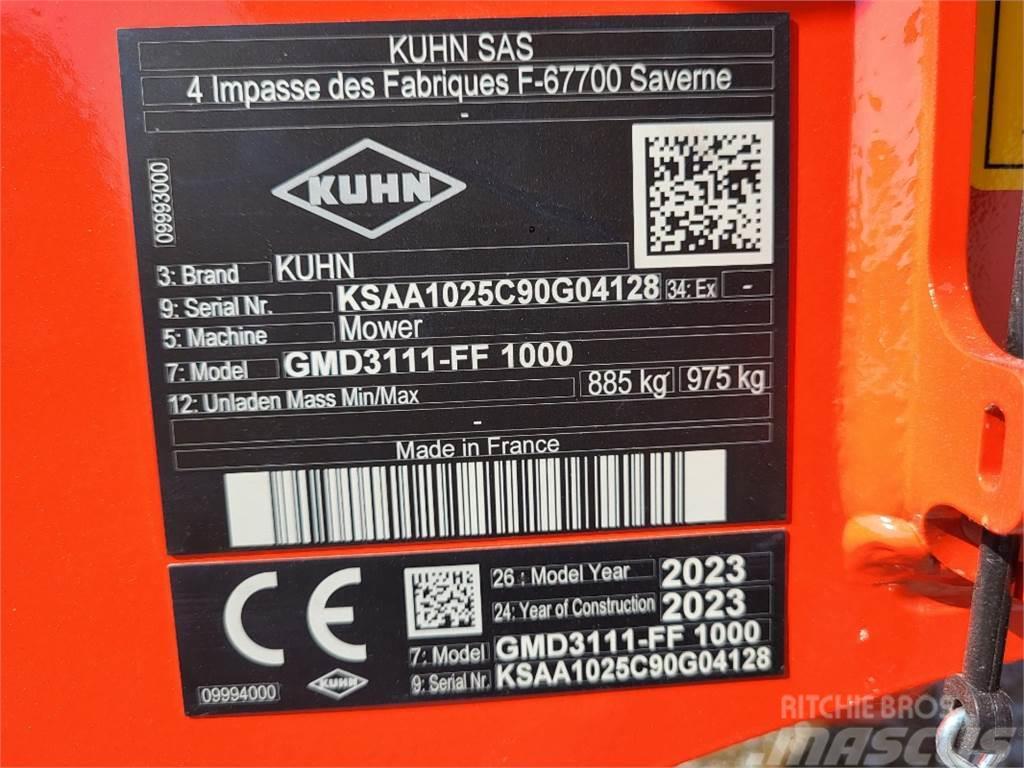 Kuhn GMD 3111 FF / 1000 Pļaujmašīnas ar kondicionieri