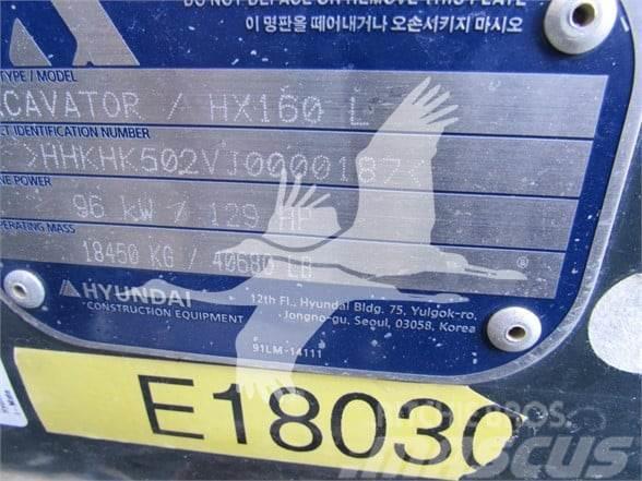 Hyundai HX160L Kāpurķēžu ekskavatori