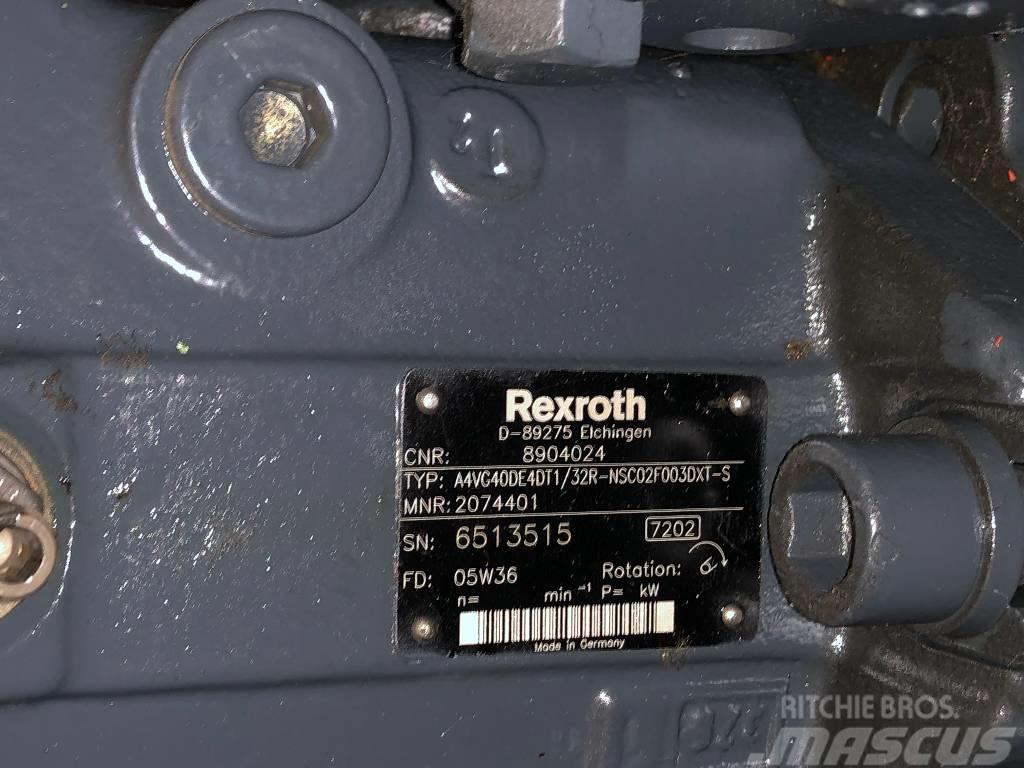 Rexroth A4VG40DE4DT1/32R-NSC02F003DXT-S Citas sastāvdaļas