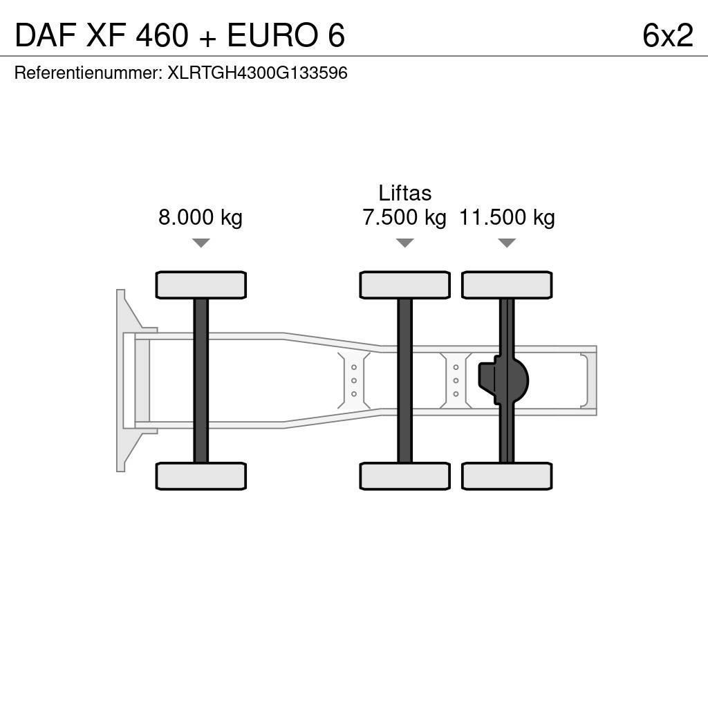DAF XF 460 + EURO 6 Vilcēji