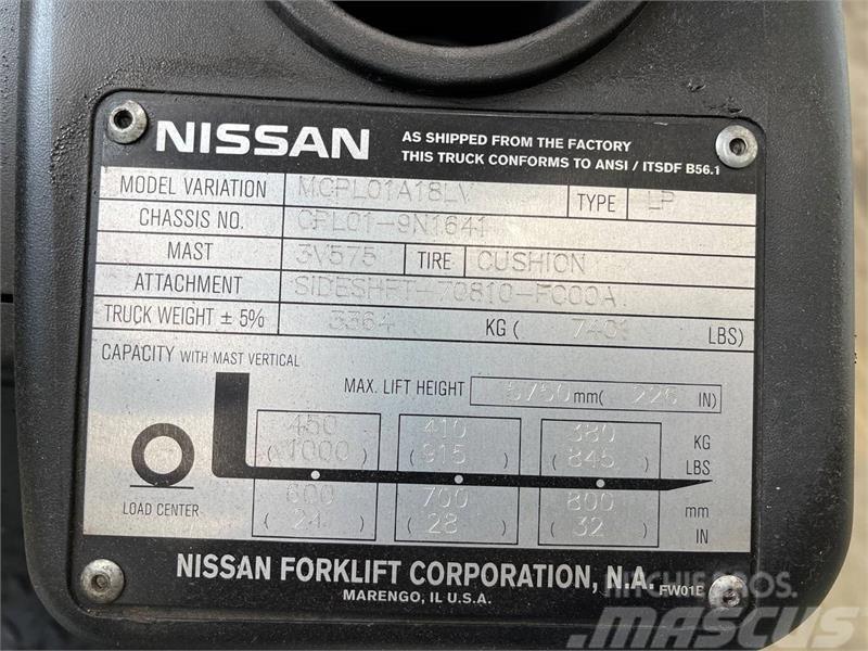 Nissan MCPL01A18LV Autokrāvēji - citi