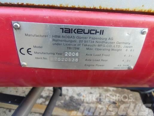 Takeuchi TB175W MINI EXCAVATOR. THIS MACHINE IS FIRE DAMA Mini ekskavatori < 7 t