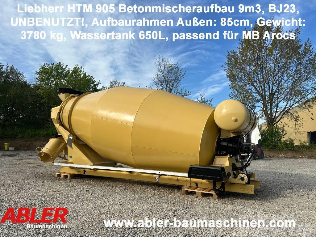 Liebherr HTM 905 Betonmischeraufbau 9m3 unbenutzt Mercedes Concrete trucks
