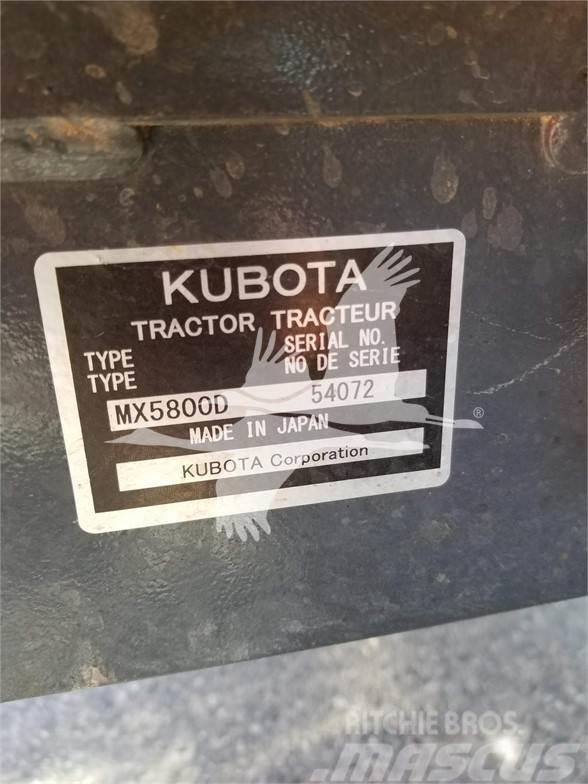 Kubota MX5800HST Traktori