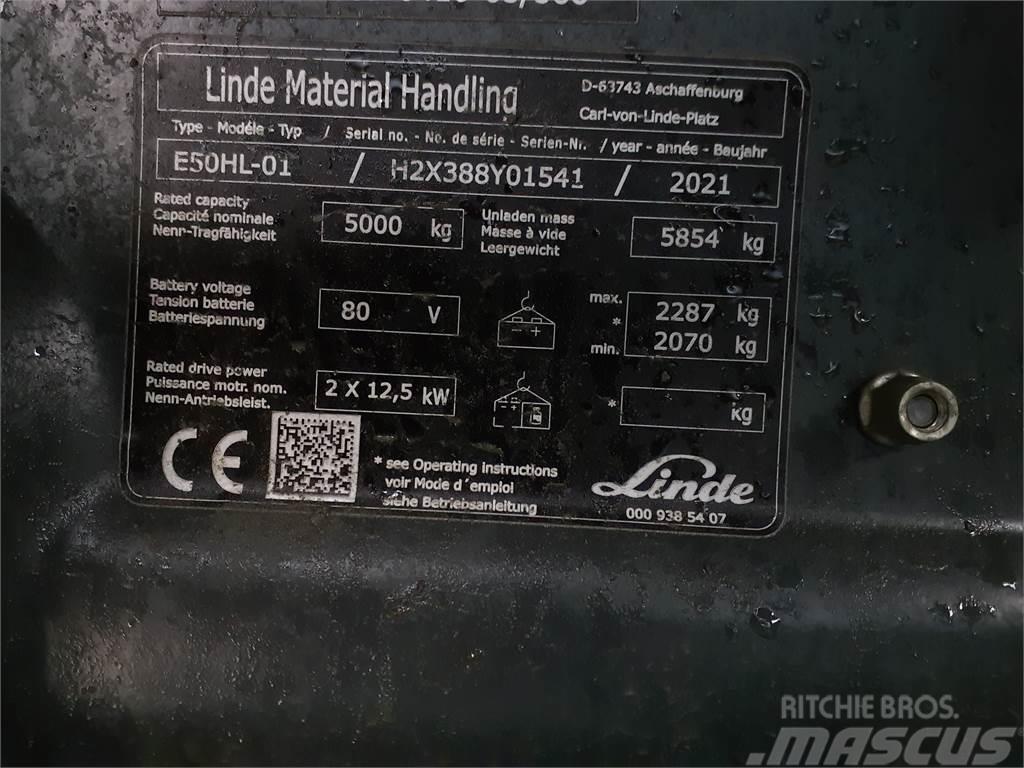 Linde E50HL Elektriskie iekrāvēji