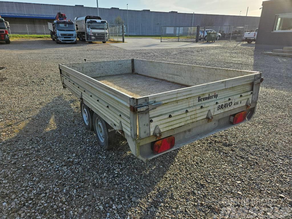 Brenderup 2 tons trailer model 4310 TB alu Platformas/izkraušana no sāniem