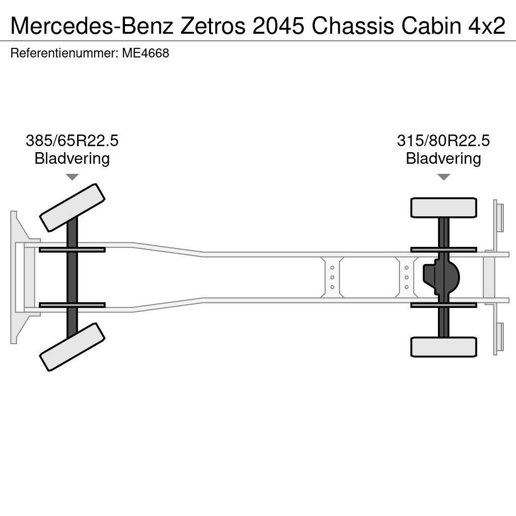 Mercedes-Benz Zetros 2045 Chassis Cabin Šasija ar kabīni