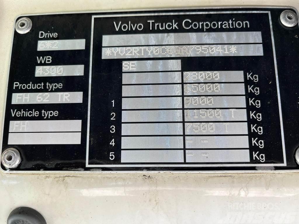 Volvo FH 460 6x2 9 TON FRONT AXLE / PTO / CHASSIS L=6300 Šasija ar kabīni