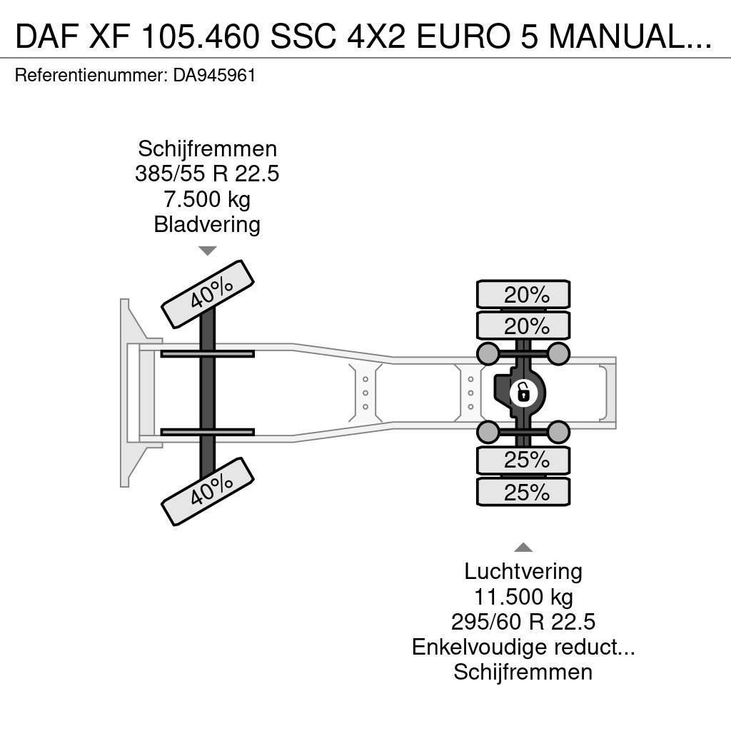 DAF XF 105.460 SSC 4X2 EURO 5 MANUAL GEARBOX APK Vilcēji