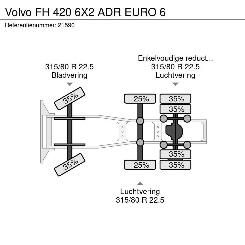 Volvo FH 420 6X2 ADR EURO 6 Vilcēji