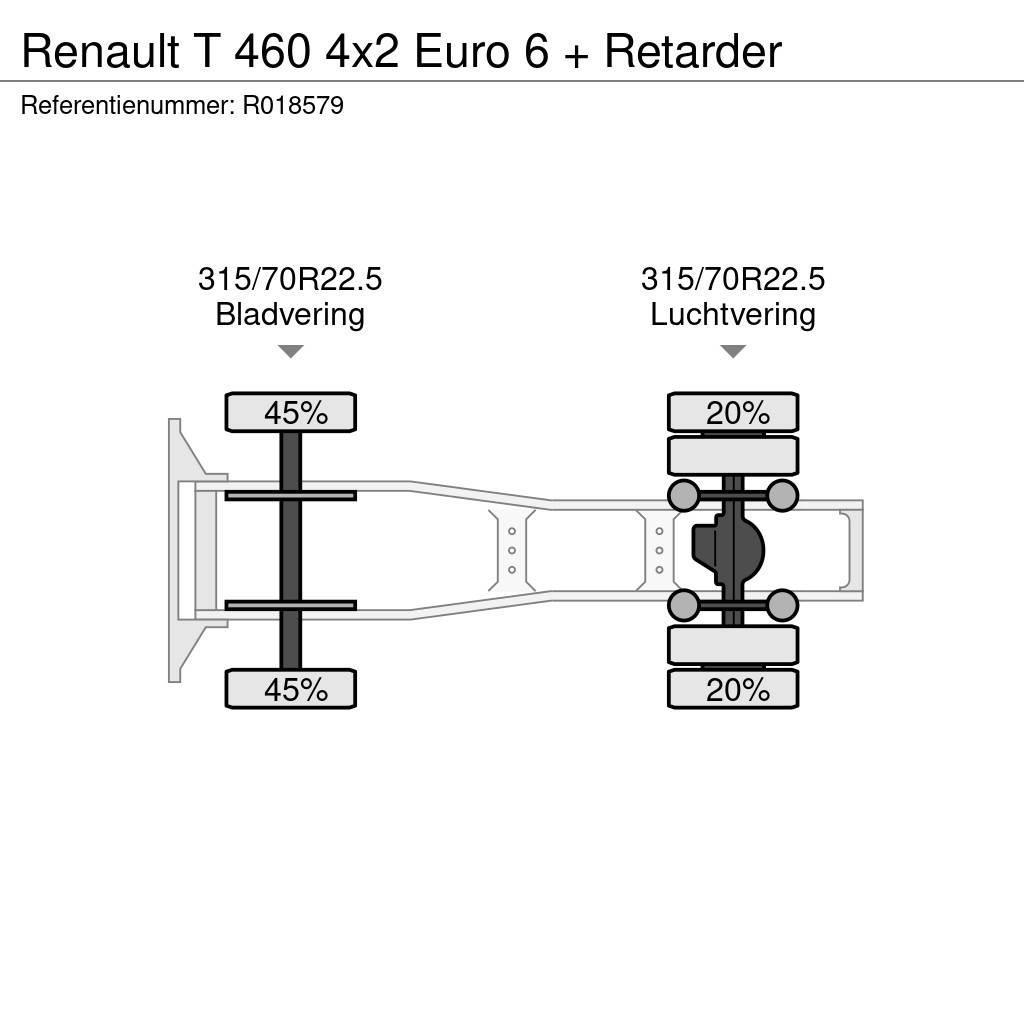 Renault T 460 4x2 Euro 6 + Retarder Vilcēji