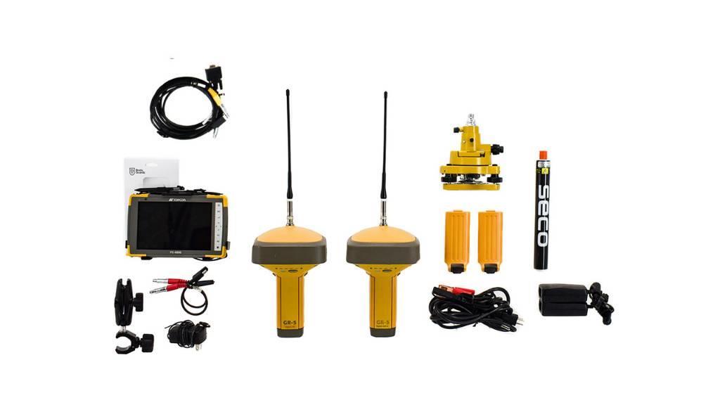 Topcon Dual GR-5+ UHF II GPS GNSS Kit w/ FC-6000 & Magnet Citas sastāvdaļas
