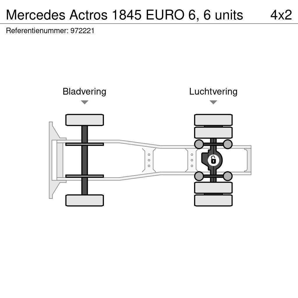 Mercedes-Benz Actros 1845 EURO 6, 6 units Vilcēji