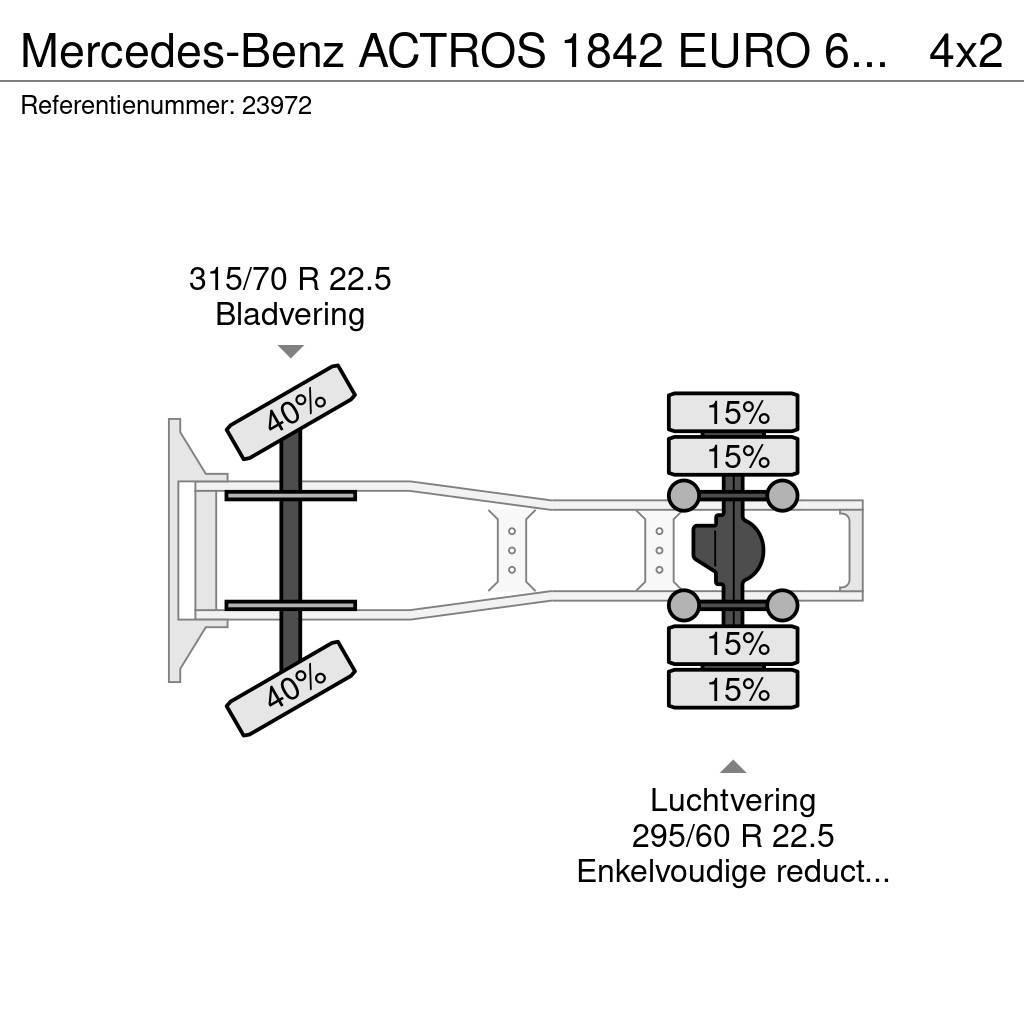 Mercedes-Benz ACTROS 1842 EURO 6 RETARDER 864.000KM Vilcēji