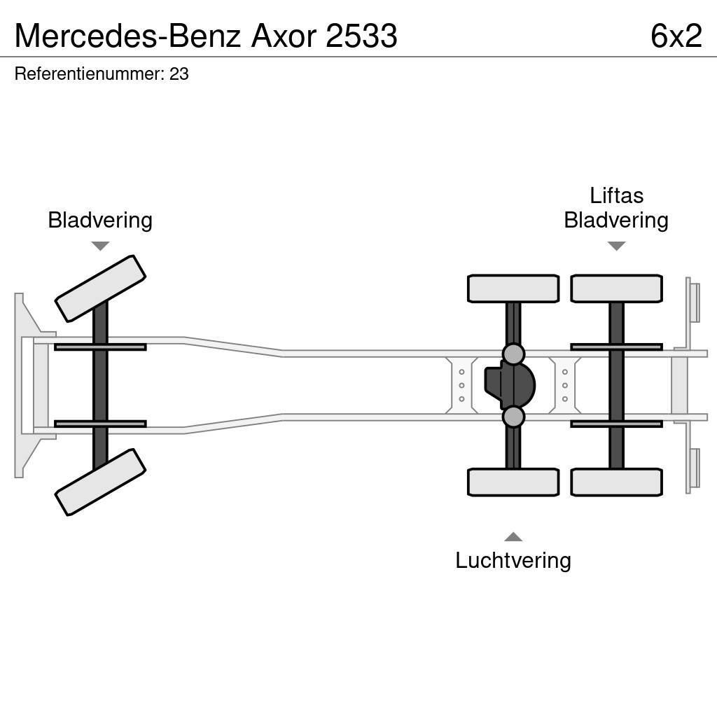 Mercedes-Benz Axor 2533 Platformas/izkraušana no sāniem