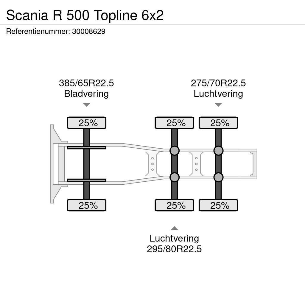 Scania R 500 Topline 6x2 Vilcēji