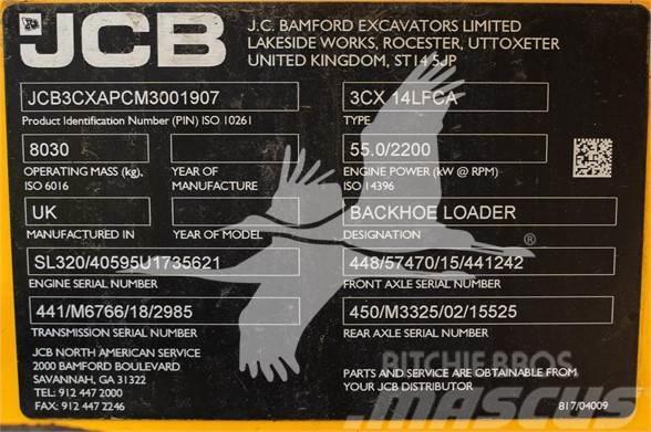 JCB 3CX14 Ekskavatori-iekrāvēji