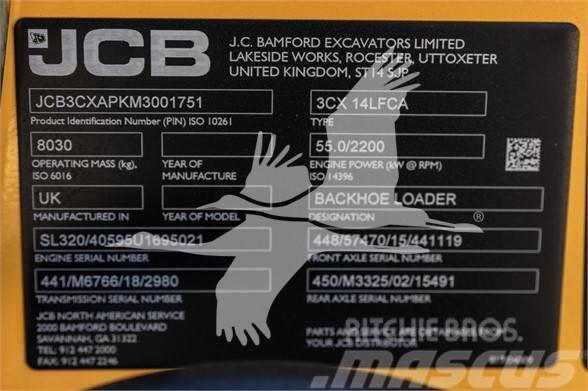 JCB 3CX14 Ekskavatori-iekrāvēji