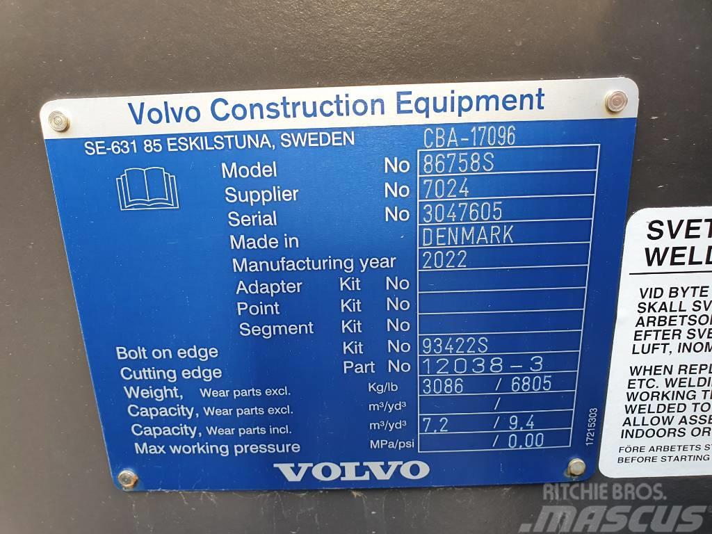 Volvo Rehandlingskopa 7,2 m3 Redskapsinfäst, CBA-17096 Kausi